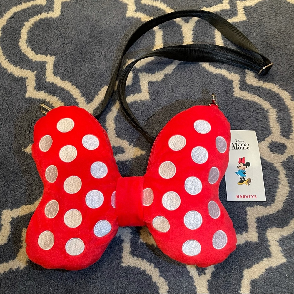 NWOT Harveys x Disney Minnie Mouse Bow Plush Bag